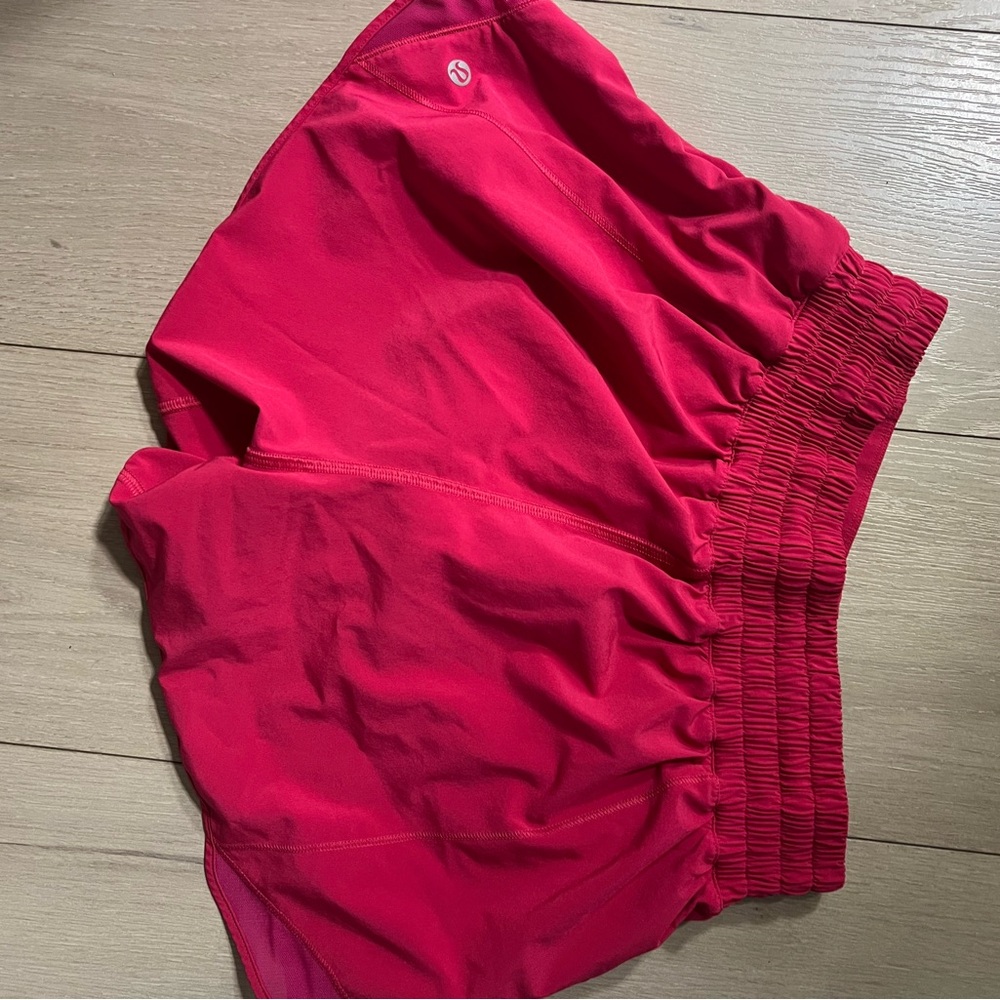lululemon athletica bright pink/red Shorts